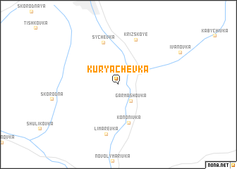 map of Kuryachevka