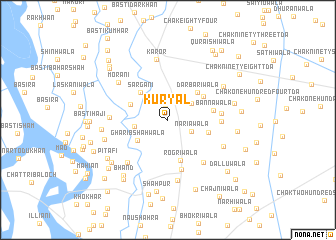 map of Kuryāl