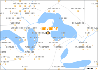 map of Kuryande