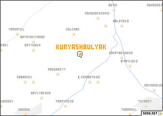 map of Kuryash-Bulyak