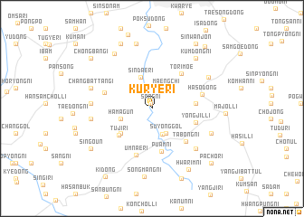 map of Kurye-ri