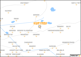 map of Kurynov