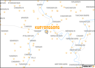 map of Kuryong-dong