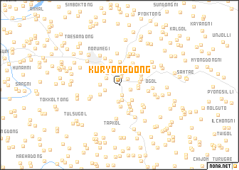 map of Kuryong-dong