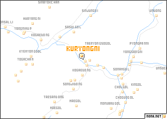 map of Kuryong-ni