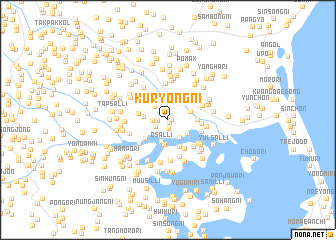 map of Kuryong-ni