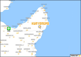 map of Kuryongp\