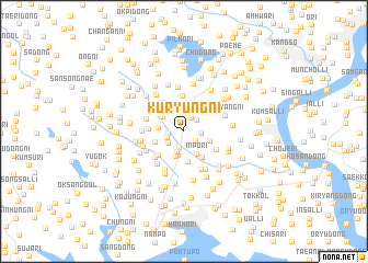 map of Kuryung-ni