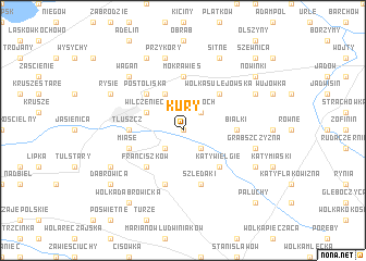 map of Kury
