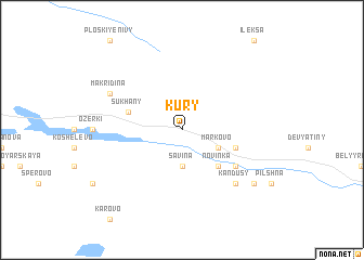 map of Kury