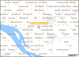 map of Kurzenmoor