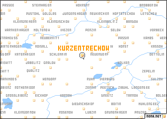 map of Kurzen Trechow