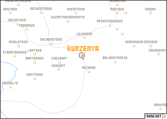 map of Kurzenya