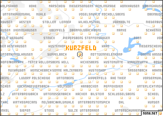 map of Kurzfeld