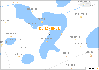 map of Kurzhakul\