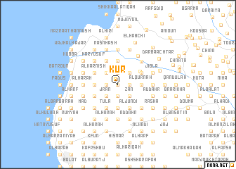 map of Kūr