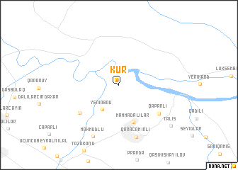 map of Kür