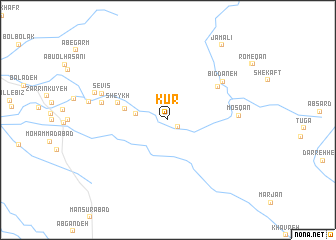 map of Kūr