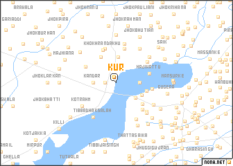 map of Kūr