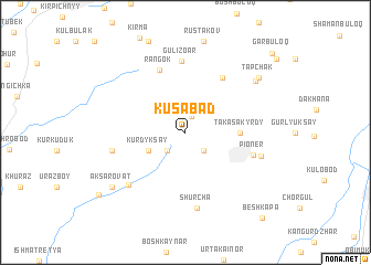 map of Kus-Abad