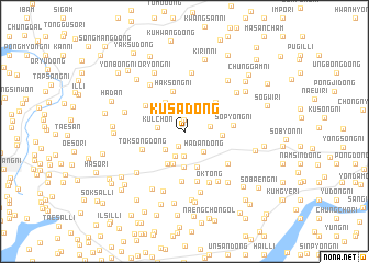 map of Kusa-dong