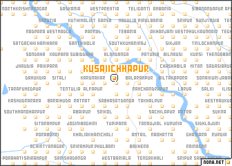 map of Kusāi Ichhāpur