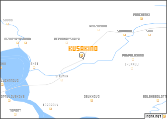 map of Kusakino