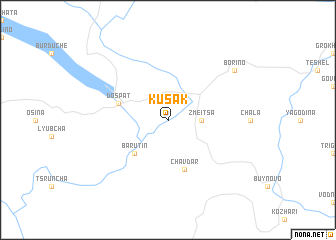 map of Kŭsak