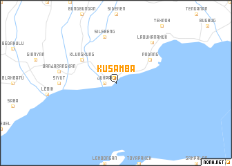 map of Kusamba