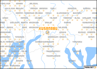 map of Kusanabu