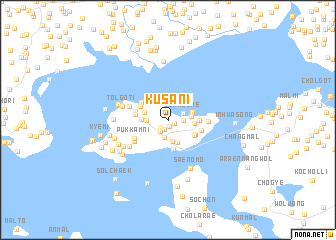 map of Kusani