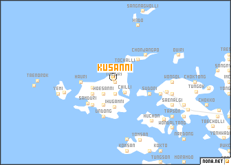 map of Kusan-ni