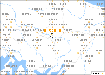 map of Kusanun