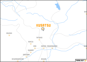 map of Kusatsu