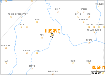 map of Kusayē