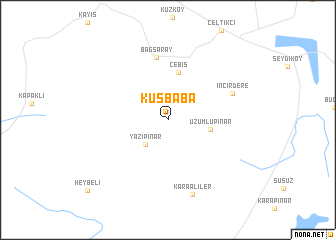 map of Kuşbaba