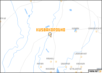 map of Kusba Korodho