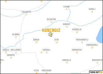 map of Kuşcağız