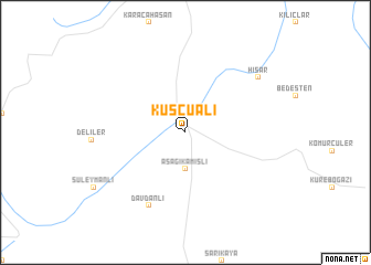 map of Kuşçuali