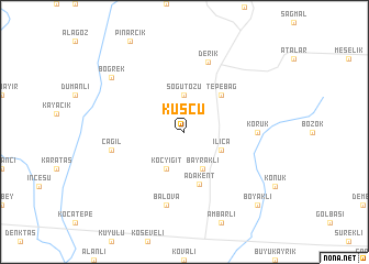 map of Kuşçu