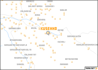 map of Kūsehhā