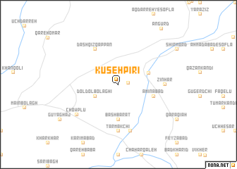 map of Kūseh Pīrī