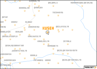 map of Kūseh