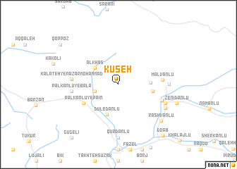 map of Kūseh
