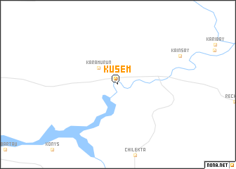 map of Kusem