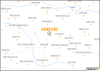 map of Kuševac