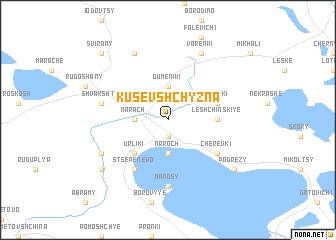 map of Kusevshchyzna