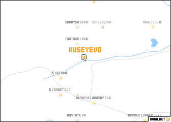 map of Kuseyevo