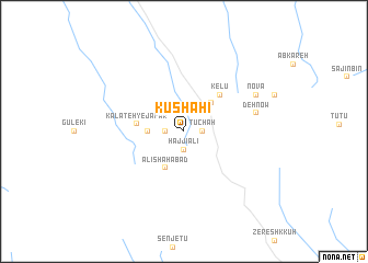 map of Kūshāhī