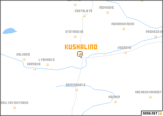 map of Kushalino